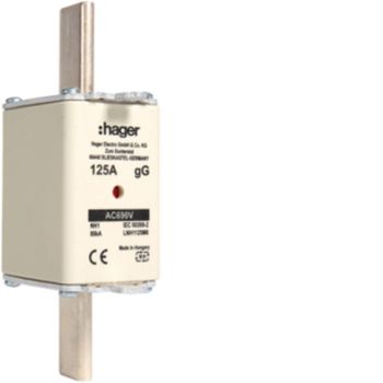 Hager LNH1125M6 NH1 gG 690V 125A K-Melder NH-Sicherungseinsatz (LNH1125M6)