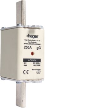 Hager LNH1250M6 NH1 gG 690V 250A K-Melder NH-Sicherungseinsatz (LNH1250M6)