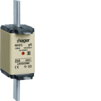 Hager LNH2025MK NH2C gG 500V 25A Iso-Griff NH-Sicherungseinsatz (LNH2025MK)