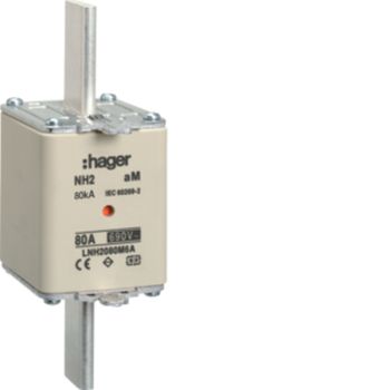 Hager LNH2080M6A NH2 aM 690V 80A K-Melder NH-Sicherungseinsatz (LNH2080M6A)