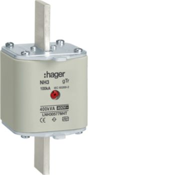 Hager LNH30577M4T NH3 gTr 400V 400kVA 577A M NH-Sicherungseinsatz (LNH30577M4T)
