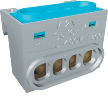 Hager GZ04N 1x4 IP2X blau N-Klemme (GZ04N)