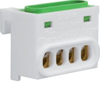 Hager GZ04E 1x4 IP2X grün-gelb PE-Klemme (GZ04E)