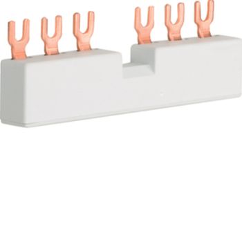 Hager KD302M 3polig Gabel 10qmm 63A 2 Motor Phasenschiene (KD302M)