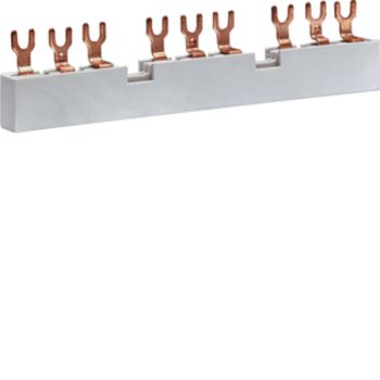 Hager KD303M 3polig Gabel 10qmm 63A 3 Motor Phasenschiene (KD303M)