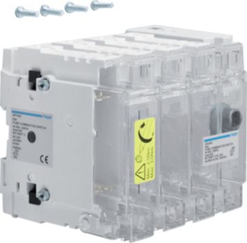 Hager HFD406 mit Sicherung 4polig 63A T000 Schalter (HFD406)