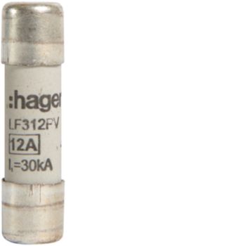Hager LF312PV für PV 10x38 mm 1000V DC 12A Sicherung (LF312PV)