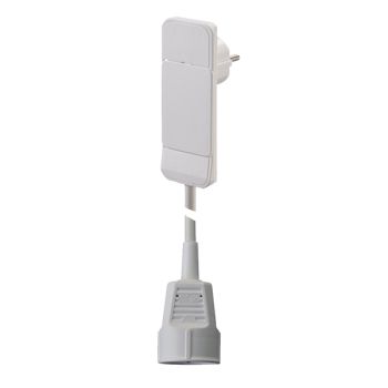 Bachmann Smart Plug weiss mit 1,5m-Leitung Flachstecker SCHUKO (933.013)