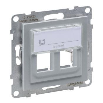 Legrand SEANO 2-f.Adapter f.Datendo.n alu Rahmen (765702)