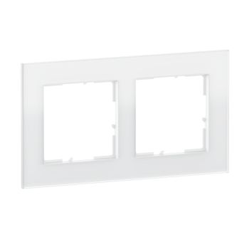 Legrand SEANO Natura 2-f.White Glass Rahmen (766102)