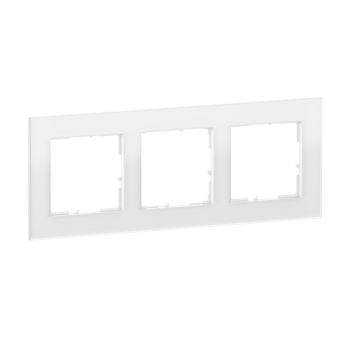 Legrand SEANO Natura 3-f.White Glass Rahmen (766103)