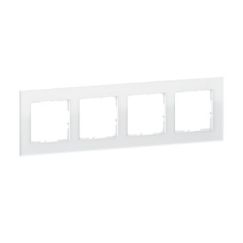 Legrand SEANO Natura 4-f.White Glass Rahmen (766104)