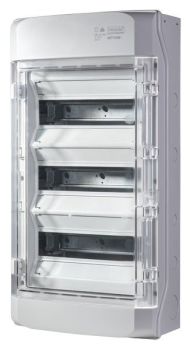 F-Tronic IP65 NEPTUN36 3-reihig AP-Feuchtraumverteiler (7270003)