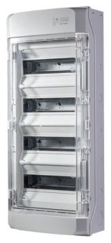 F-Tronic IP65 NEPTUN48 4-reihig AP-Feuchtraumverteiler (7270004)