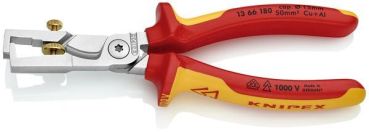 Knipex 13 66 180 Abisolier-Kabelschere (13 66 180)