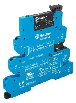 Finder MasterPLUS Push-In Technik SSR-Koppelrelais (39.60.0.125.9024)