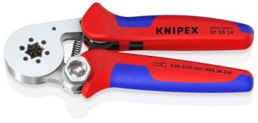 Knipex selbsteinstell. 180mm 0,08-16qmm Crimpzange (97 55 14 SB)