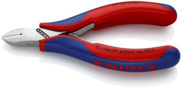 Knipex spiegelpol. 115mm Schneide m kl. Facette Elektronik-Seitenschneider (77 12 115)
