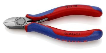 Knipex sw atramentiert poliert 125mm o. Facette Seitenschneider (76 22 125)