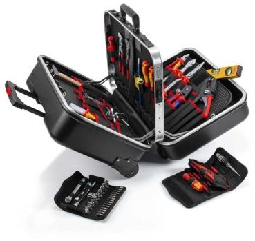 Knipex BIG Twin Move Elektro 63-teilig 290mm Werkzeugkoffer (00 21 41)