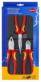 Knipex 1x 03 06 180 1x 26 16 200 1x 70 06 160 Zangenset (00 20 12) Knipex 1x 03 06 180 1x 26 16 200 1x 70 06 160 Zangenset (00 20 12)