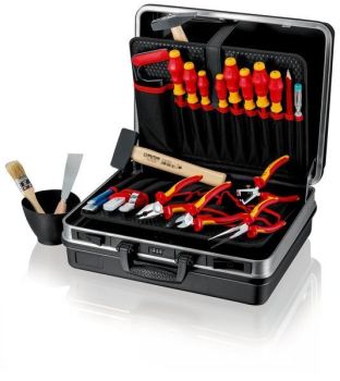 Knipex Basic Elektro 24-teilig Lehrlingskoffer (00 21 05 HL S)