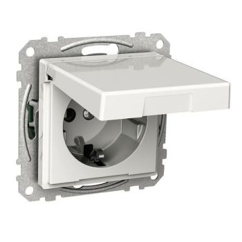 Elso Klappdeckel m erhöht. Berührungs. Exxact Steckdoseneinsatz (WDE002177)