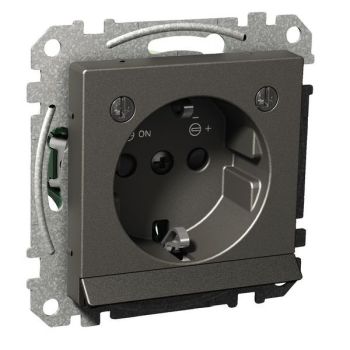 Elso mit LED-Orientierungsbel. anth. Exxact Steckdoseneinsatz (WDE003333)