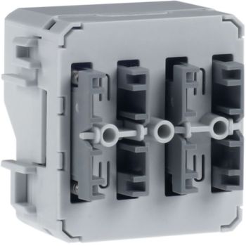 Hager BA KNX Secure AP 1f. 2 Schaltpunkte W.1 Taster (WNT302)