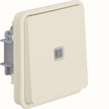 Hager mit Wippe beleuchtet Wechsler W.1 pws Tastereinsatz (WNA021B)