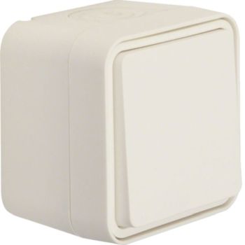 Hager AP W.1 IP55 polarweiß Wechselschalter (WNC001B)