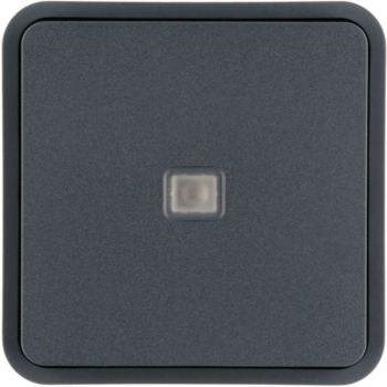 Hager 1f. f. Taster BA Secure AP W.1 grau Wippe (WNT912)
