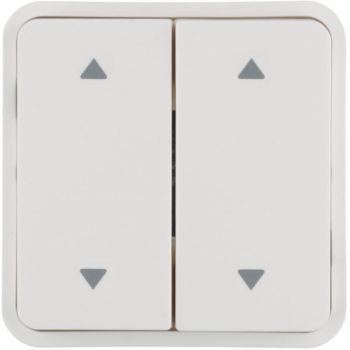 Hager 2f. f Taster BA AP Bed 2 Pf. o/u W.1 pws Wippe (WNT974B)