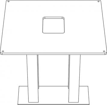 Siedle ZE/STL 518 x 462 Zubehör-Erdstück (200041017-00)