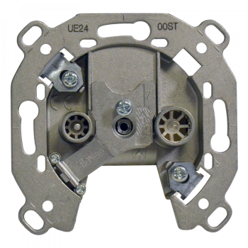 Berker 451510, Antennen-Steckdose 2Loch TV,FM 10dB DgD