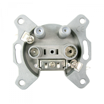 Berker 459410, Antennen-Steckdose 4Loch 2SAT,TV,FM Ezd