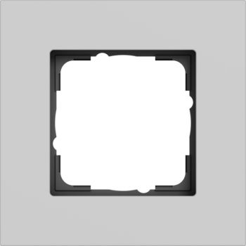 Gira 0211405,Abdeckrahmen 1f Gira Esprit Alum.Grau m(lack.)