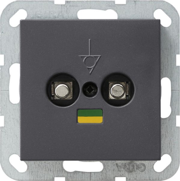 Gira 040528,Potenzialausgleich-Dose 2f System 55 Anthrazit