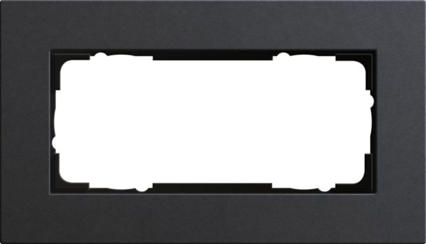 Gira 1002226,Abdeckrahmen 2f o.M. Gira Esprit Lin.Mpx.Anthrazit