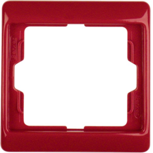 Berker 13130062, Rahmen 1fach Arsys rot glänzend
