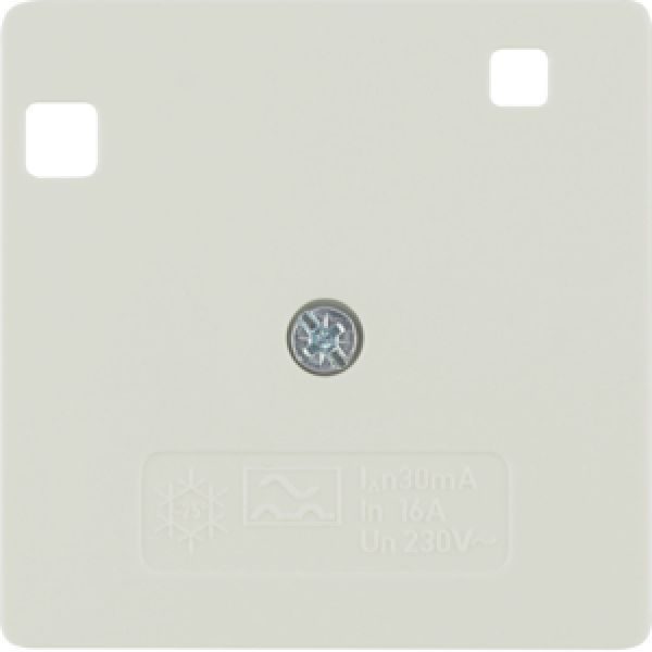 Berker 149602, Z-PL F FI-SZ-Schalter weiß glänzend