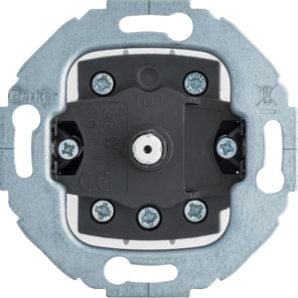 Berker 389303, Drehschalt, 2p Aus, 1930/Glas/R.classic