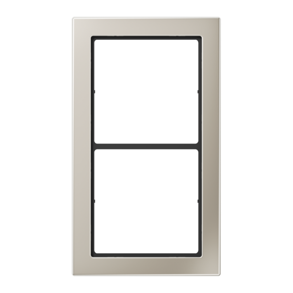 Jung FDES2982, Rahmen, 2-fach, FLAT DESIGN, Edelstahl