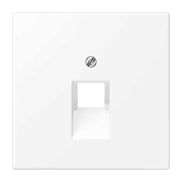 Jung LS969-1UAWWM, Abdeckung für IAE/UAE-Anschlussdosen 1 x 8-polig, Thermoplast lackiert, Serie LS, schneeweiß matt Jung LS969-1UAWWM, Abdeckung für IAE/UAE-Anschlussdosen 1 x 8-polig, Thermoplast lackiert, Serie LS, schneeweiß matt