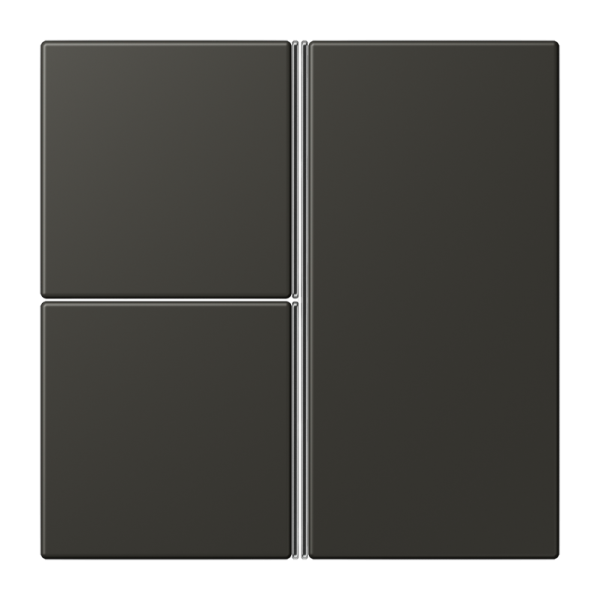 Jung LC403TSA259, Tastensatz 3fach, F40, Serie LS, ombre naturelle 59