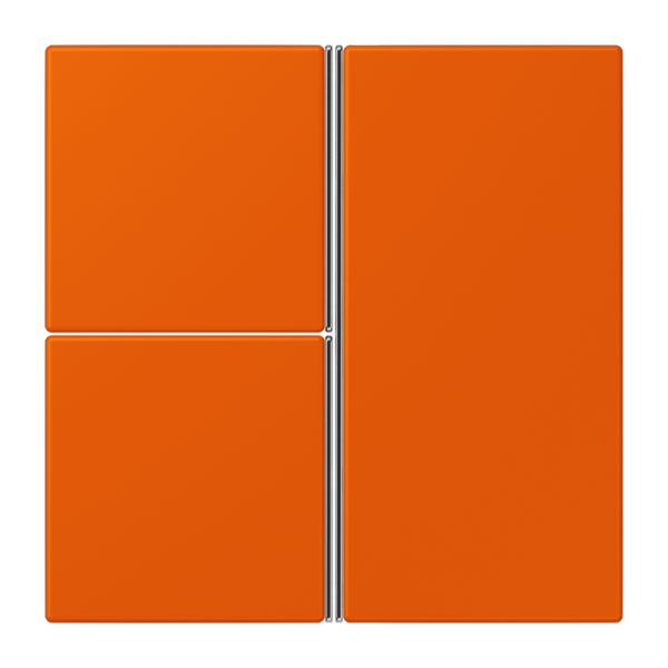 Jung LC403TSA260, Tastensatz 3fach, F40, Serie LS, orange vif