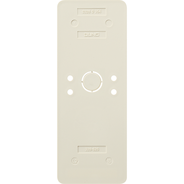 Jung 328-626, Bodenplatten für die Serie AP 600 3fach, für 3fach-Kombinationen Art.-Nrn.: 626 A .., 625 A .., AP 600, weiß