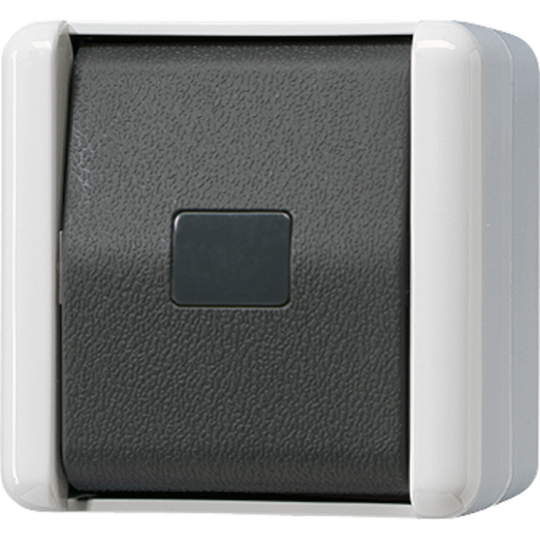 Jung 833-2W, Taster, 2-pol. Wechsler, 10 A 250 V ~, IP 44, WG 800