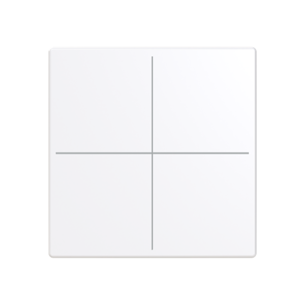 Busch Jaeger LFW/A.4.63.11-84, Abdeckung, 4-fach für Keypad(2CKA006199A0069)