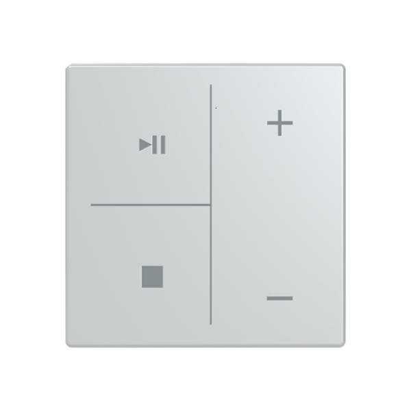 Busch Jaeger LFMW/A.4.63.11-83, Abdeckung als Taster 4-fach mit Symbolik Musiksteuerung"(2CKA006199A0257)"